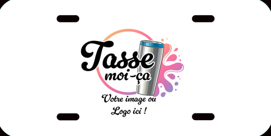 Plaque de voiture personnalisable