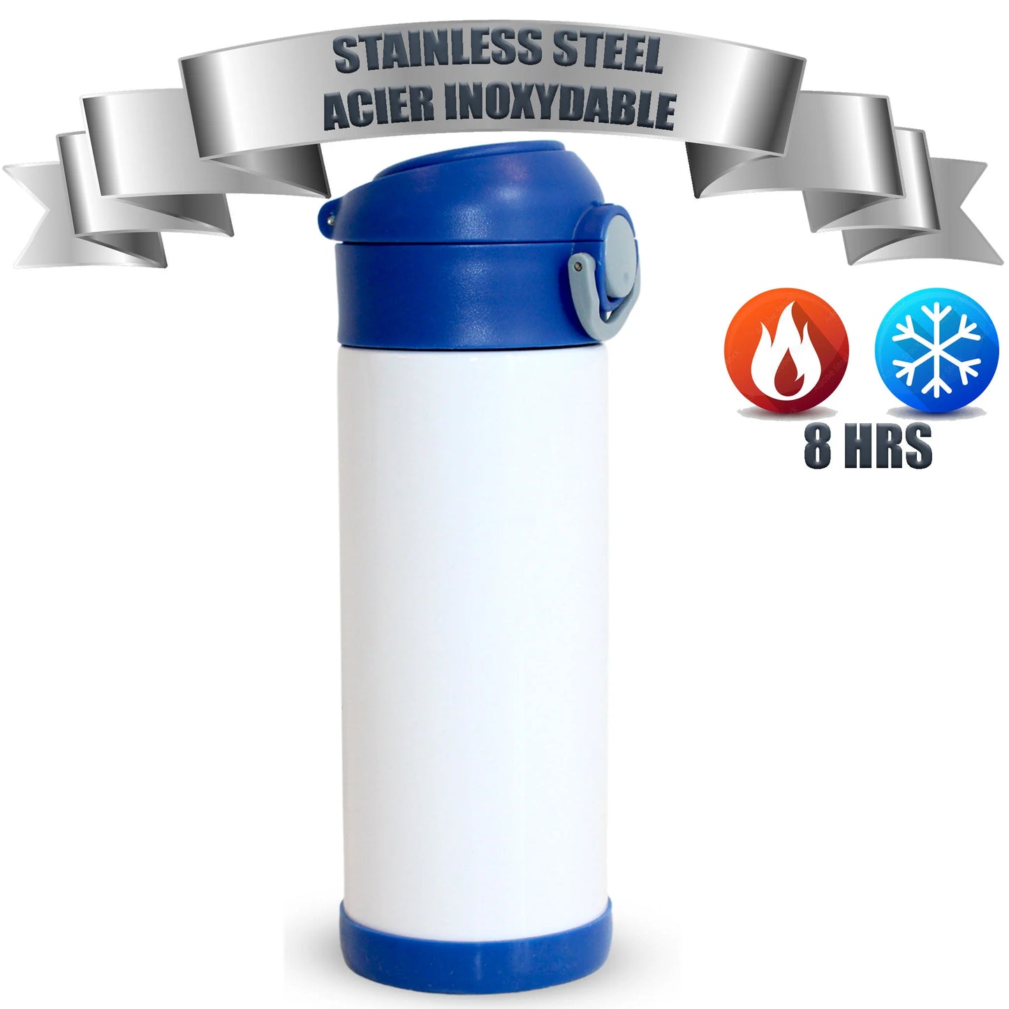 Bouteille isotherme enfant - Bonhomme de neige