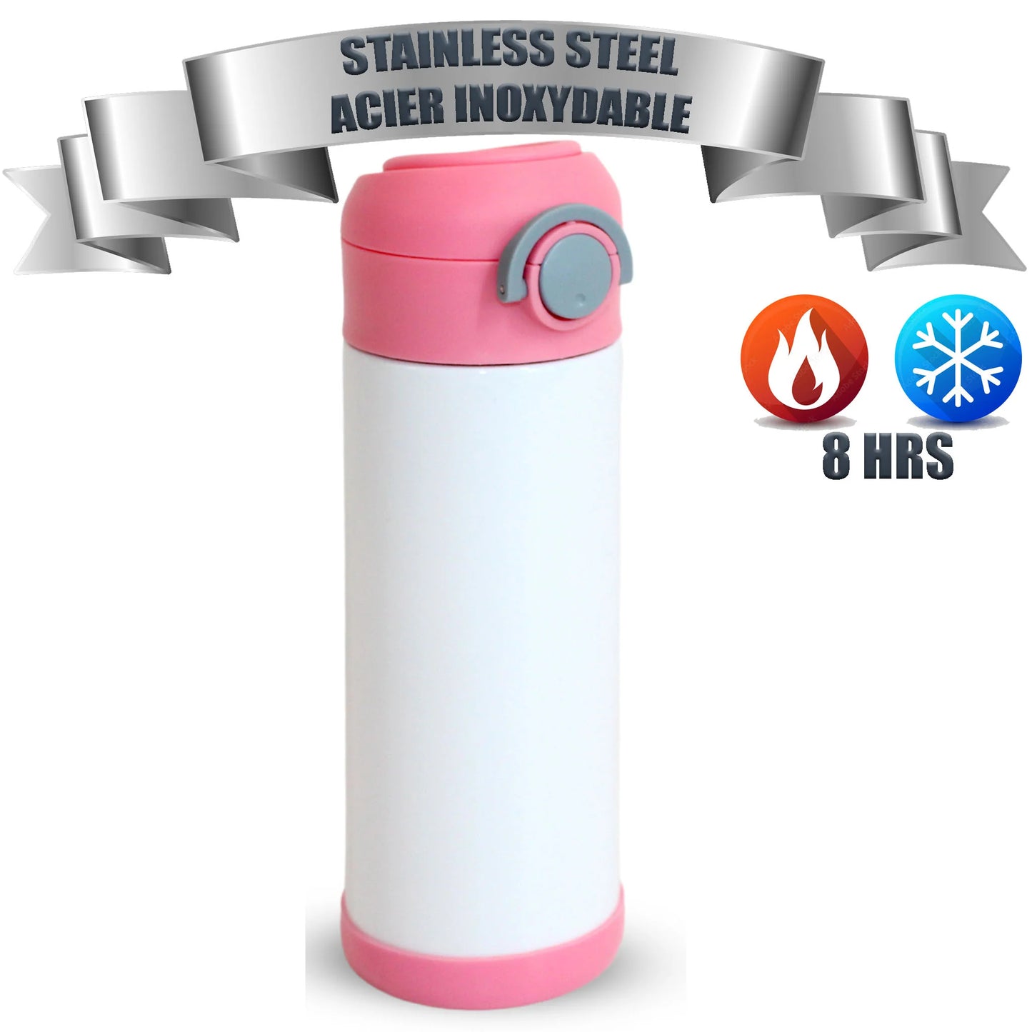 Bouteille isotherme enfant - Dino constructeur