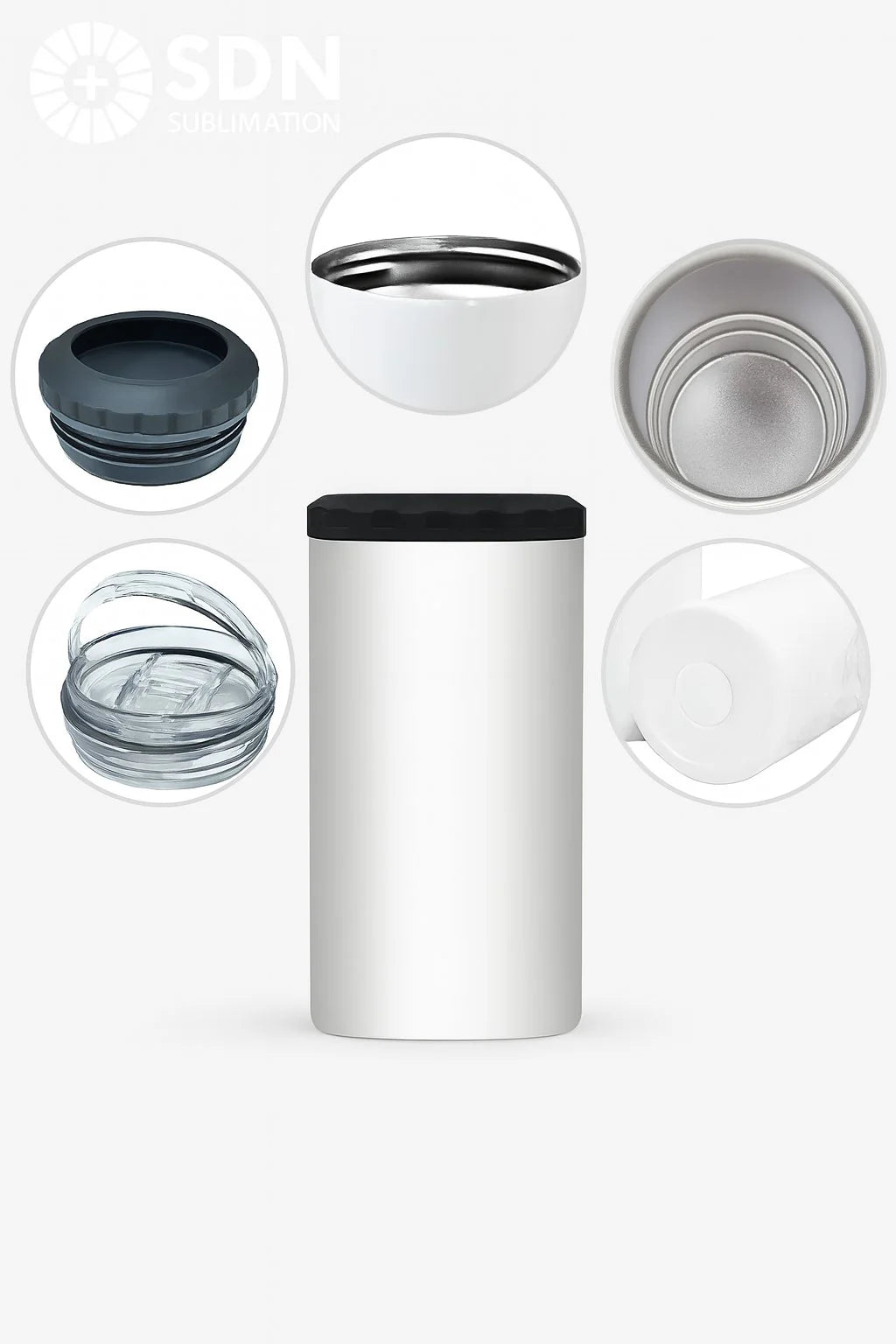 Bouteille isotherme - Fleur vulve neutre