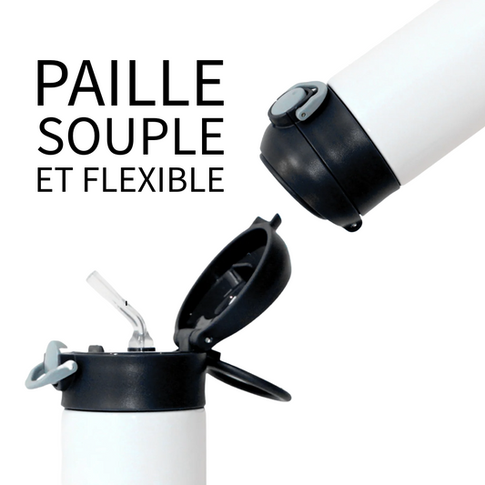 Bouteille isotherme enfant - Bonhomme de neige