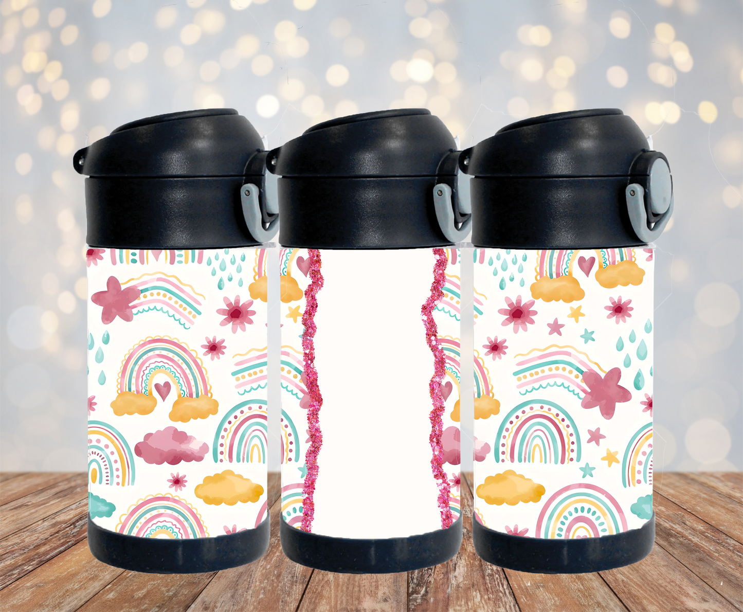 Bouteille isotherme enfant - Arc-en-ciel