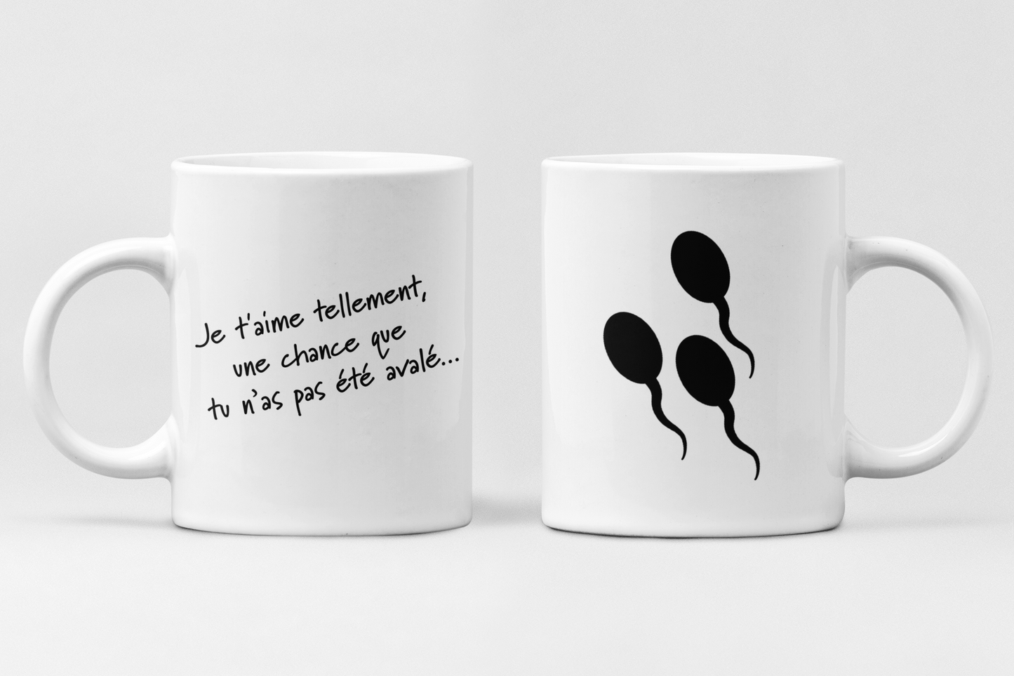 Tasse à café - Je t'aime humour