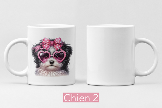Tasse à café - Choix de 6 chiens