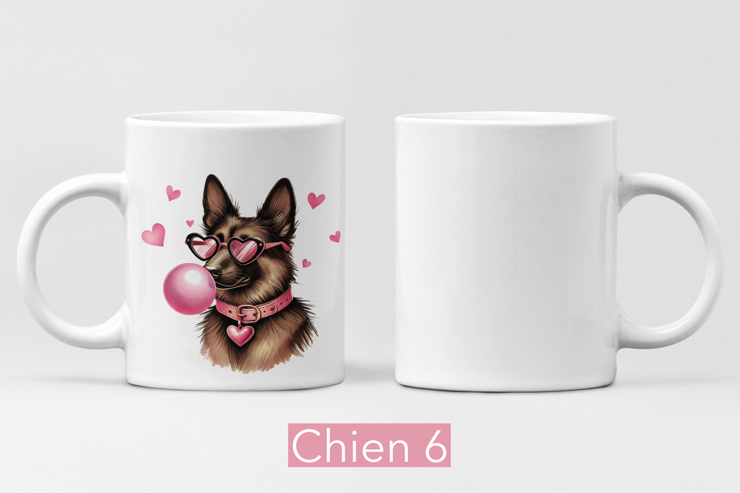 Tasse à café - Choix de 6 chiens