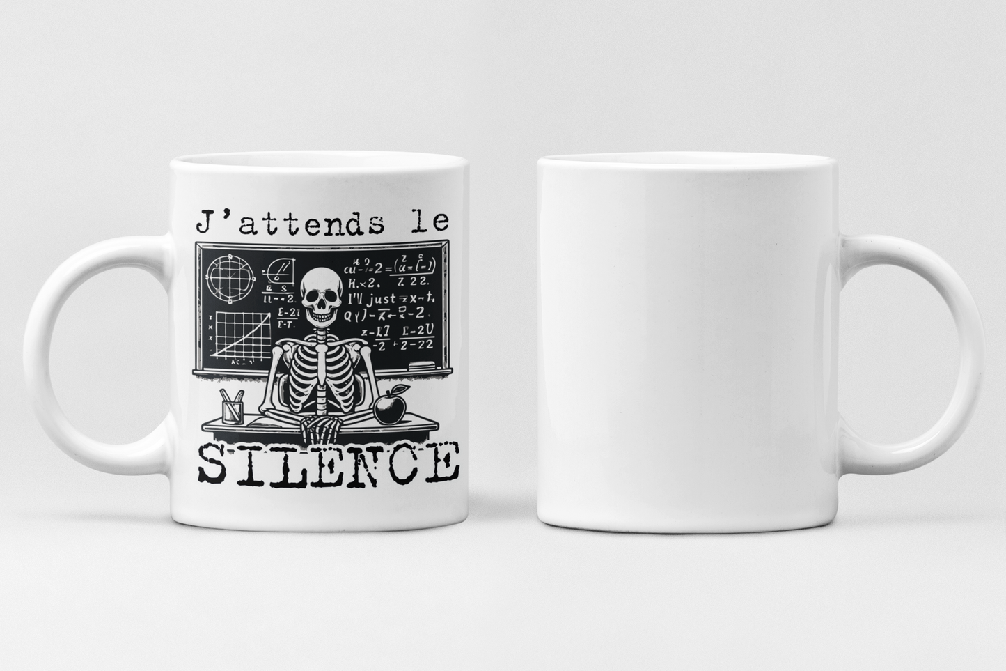 Tasse à café - J'attends le silence 2