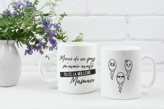 Tasse à café - Sperme Maman