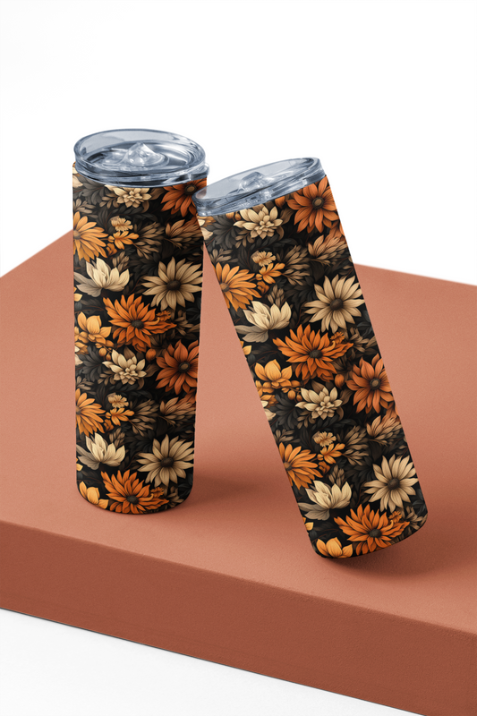 Bouteille isotherme - Fleur d'automne