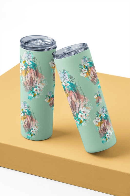 Bouteille isotherme - Fleur vulve neutre