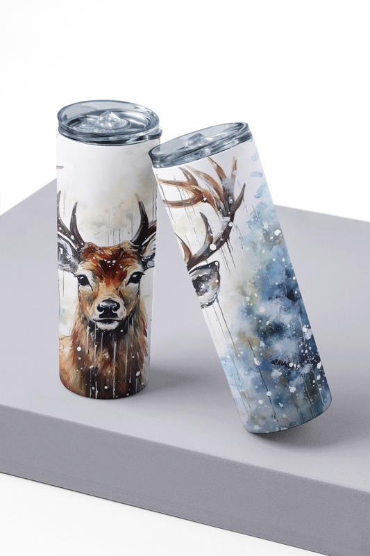 Bouteille isotherme - Chevreuil d'hiver 2