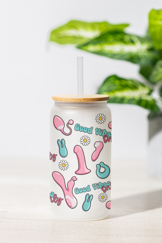 Verre givré - Good Vibes Only