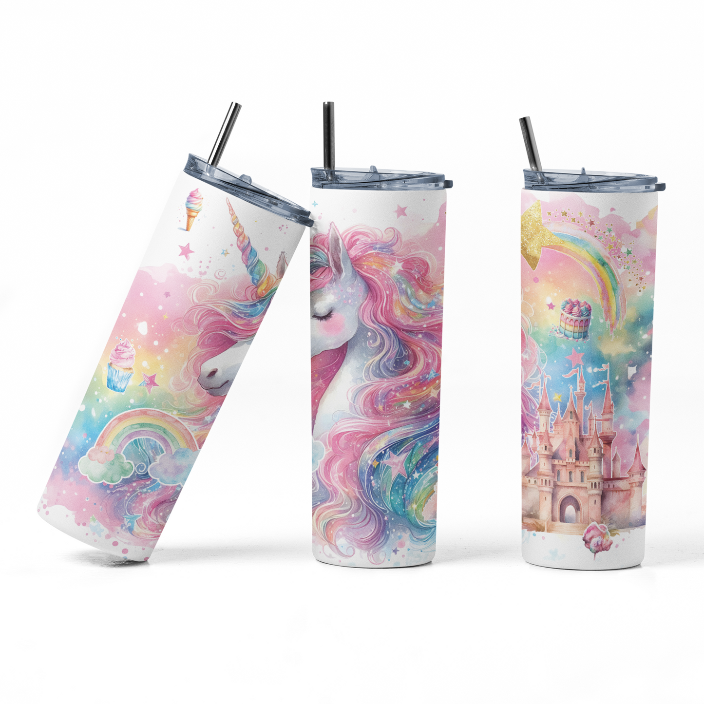 Bouteille isotherme - Monde de licorne