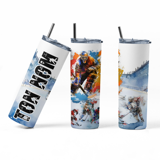 Joueur de hockey bouteille isotherme