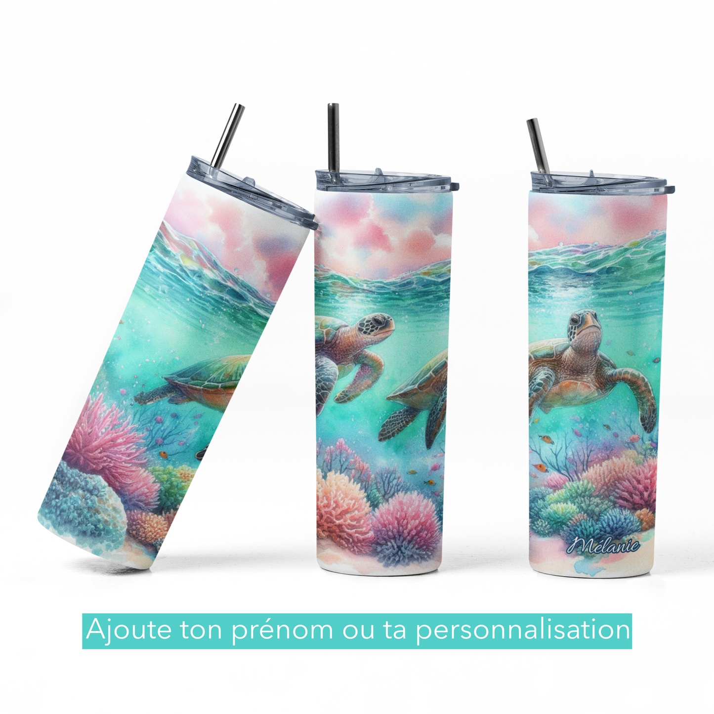 Image de bouteille isotherme Tortue
