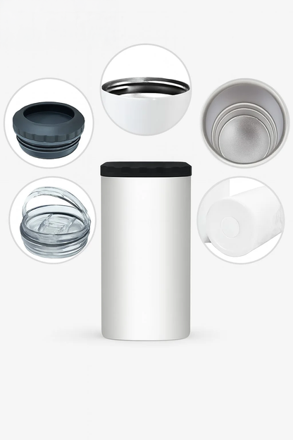 Bouteille isotherme - Vache Noël