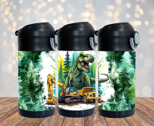 Bouteille isotherme enfant - Dino constructeur