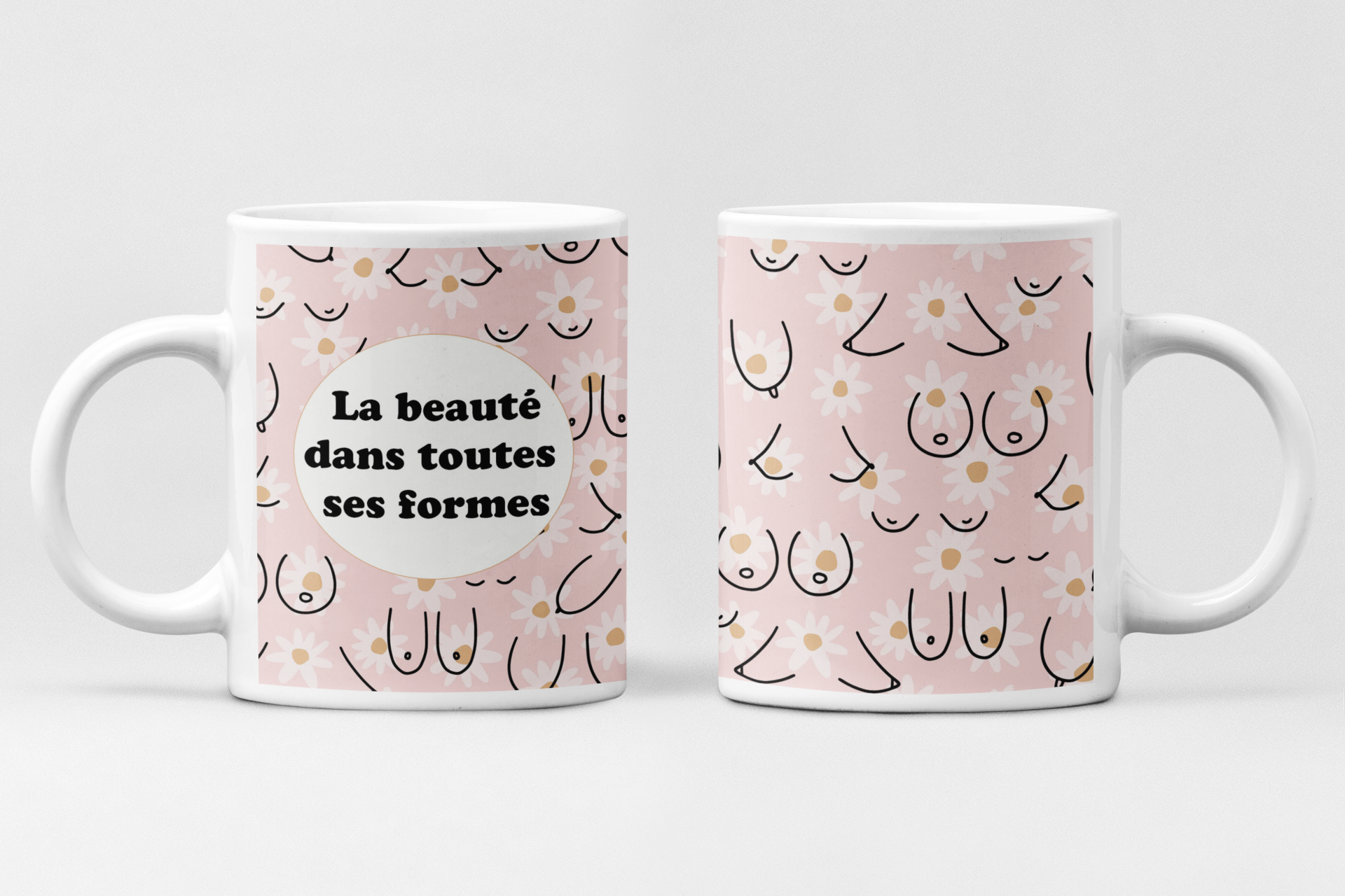 Tasse à café seins