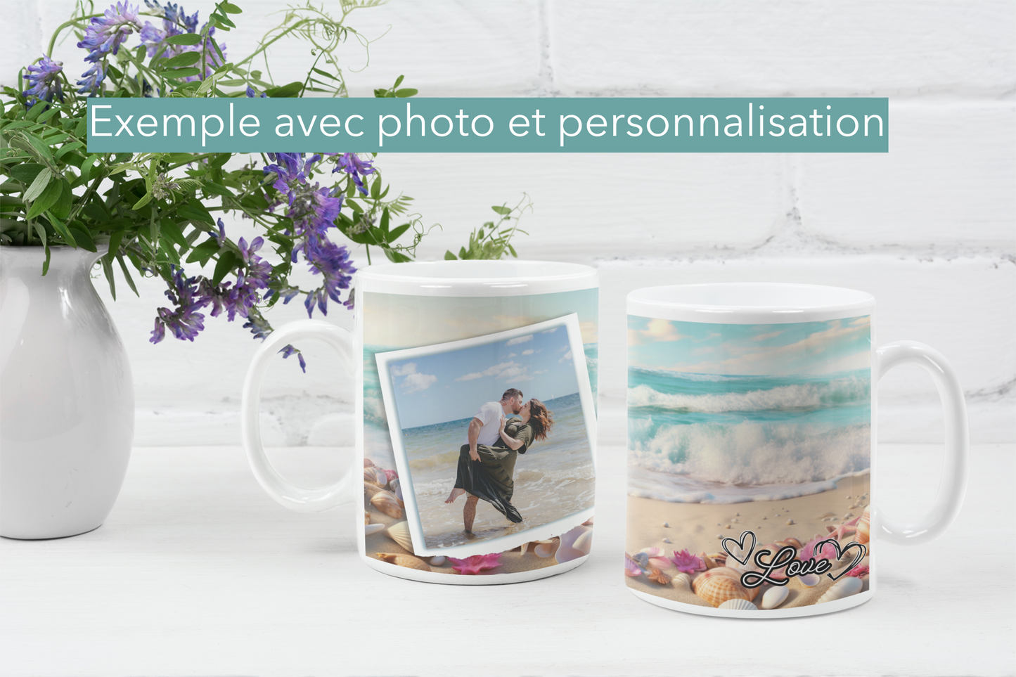 Tasse à café - Photo plage