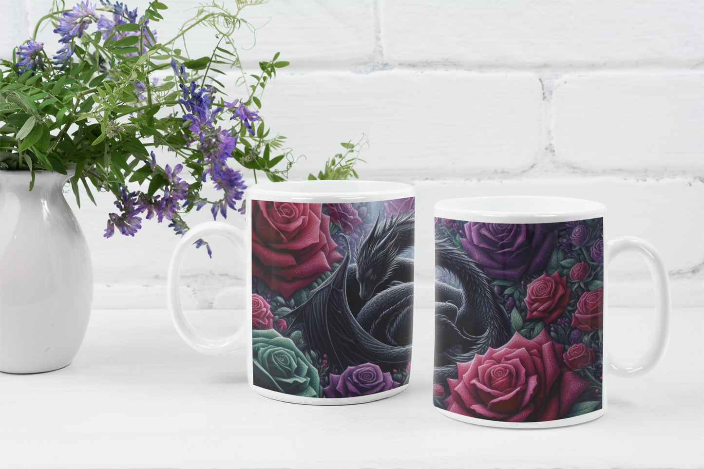 Tasse à café - Dragon fantaisie