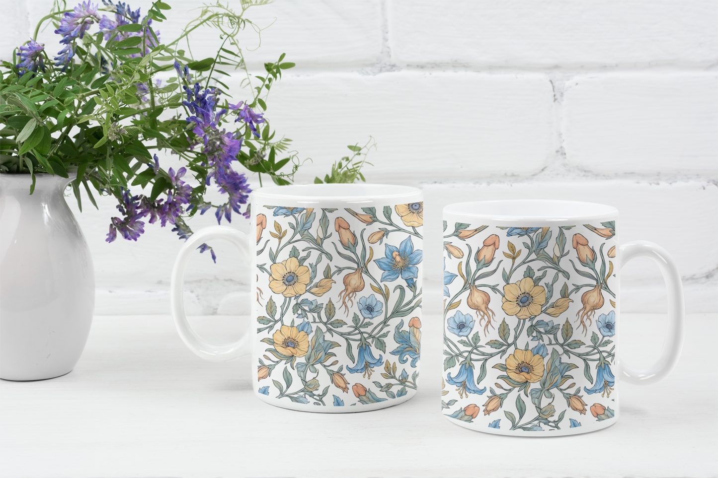 Tasse à café - Pénis Floral