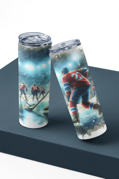 Image de tumbler 20 oz de sport hockey