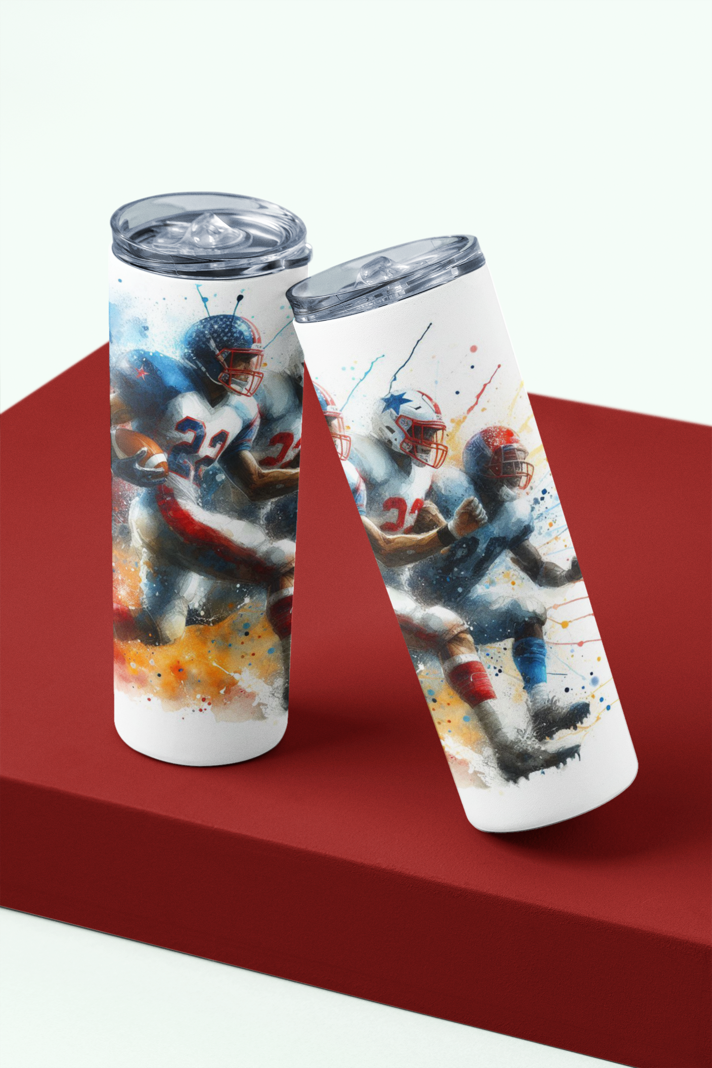 Tumbler de 20 oz sport football