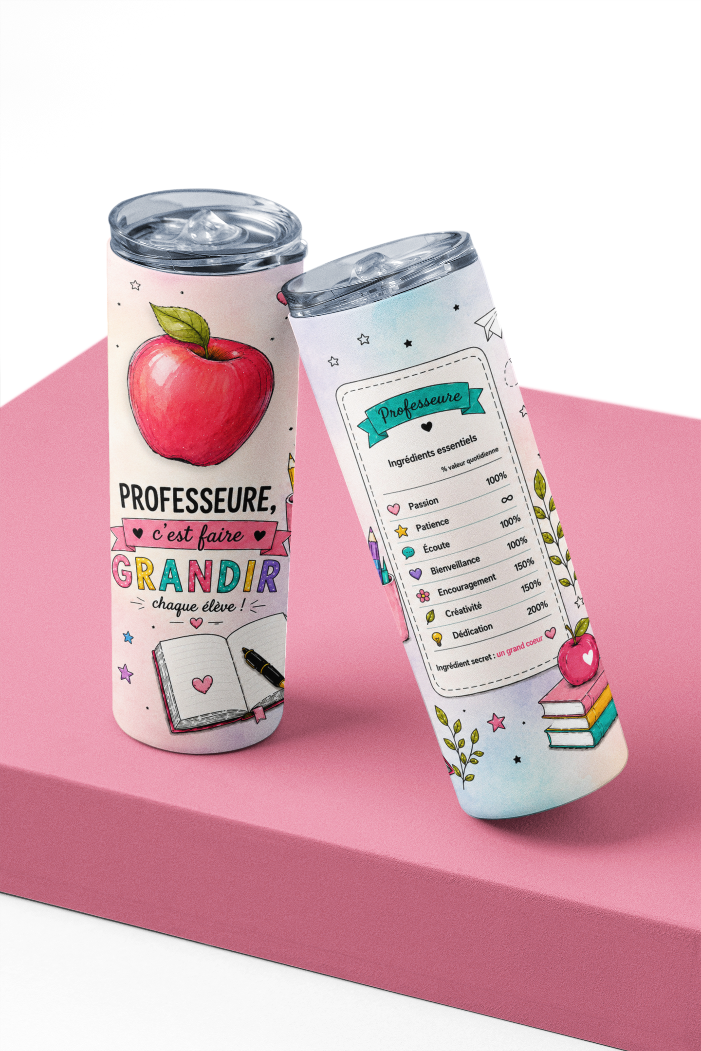 Bouteille isotherme - Professeure Pomme
