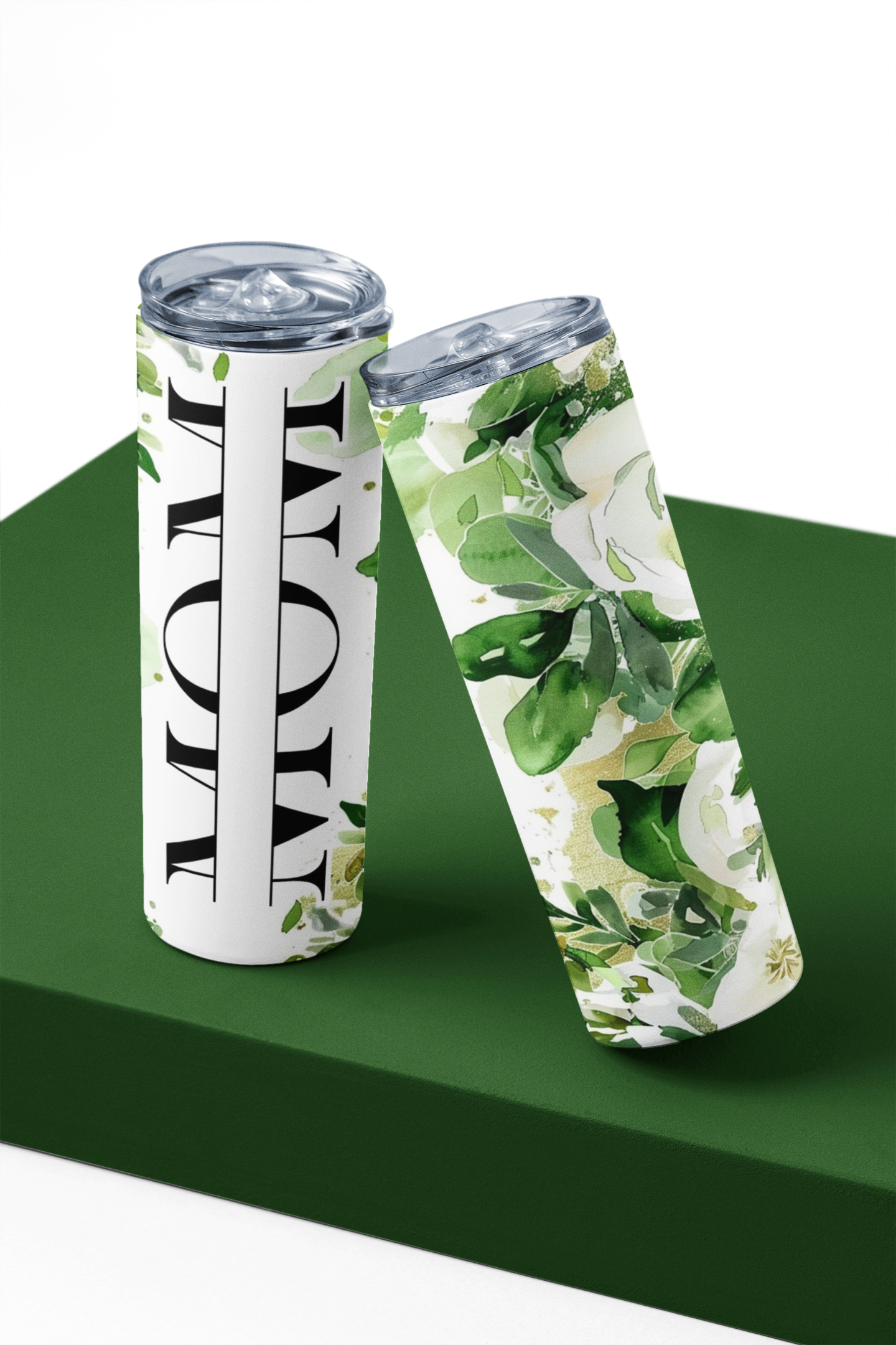 Image de tumbler 20oz MOM verte