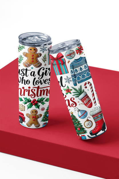 Bouteille isotherme - Just a girl who loves christmas