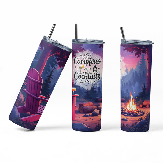 Bouteille isotherme campfire and cocktails
