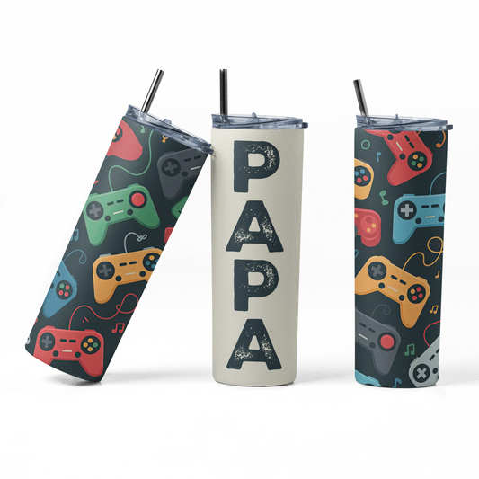 Bouteille isotherme Papa Gamer
