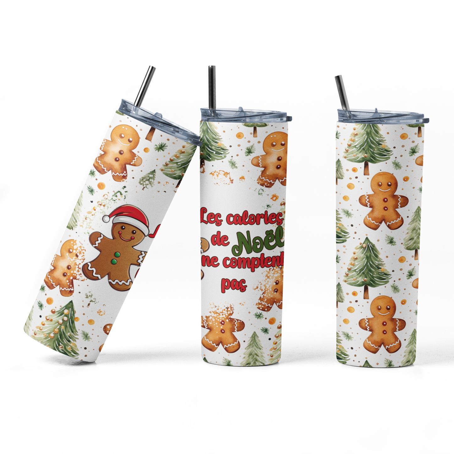 Bouteille isotherme - Calories de Noël