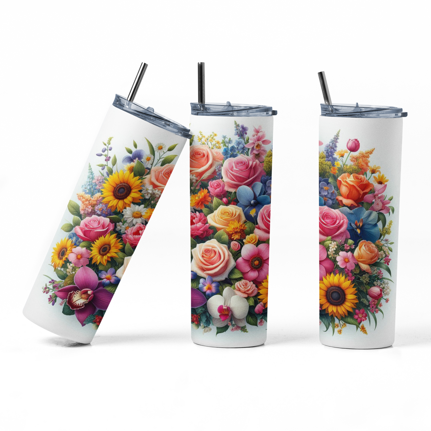 Gobelet isotherme, Tumbler 20 oz, Floral estival