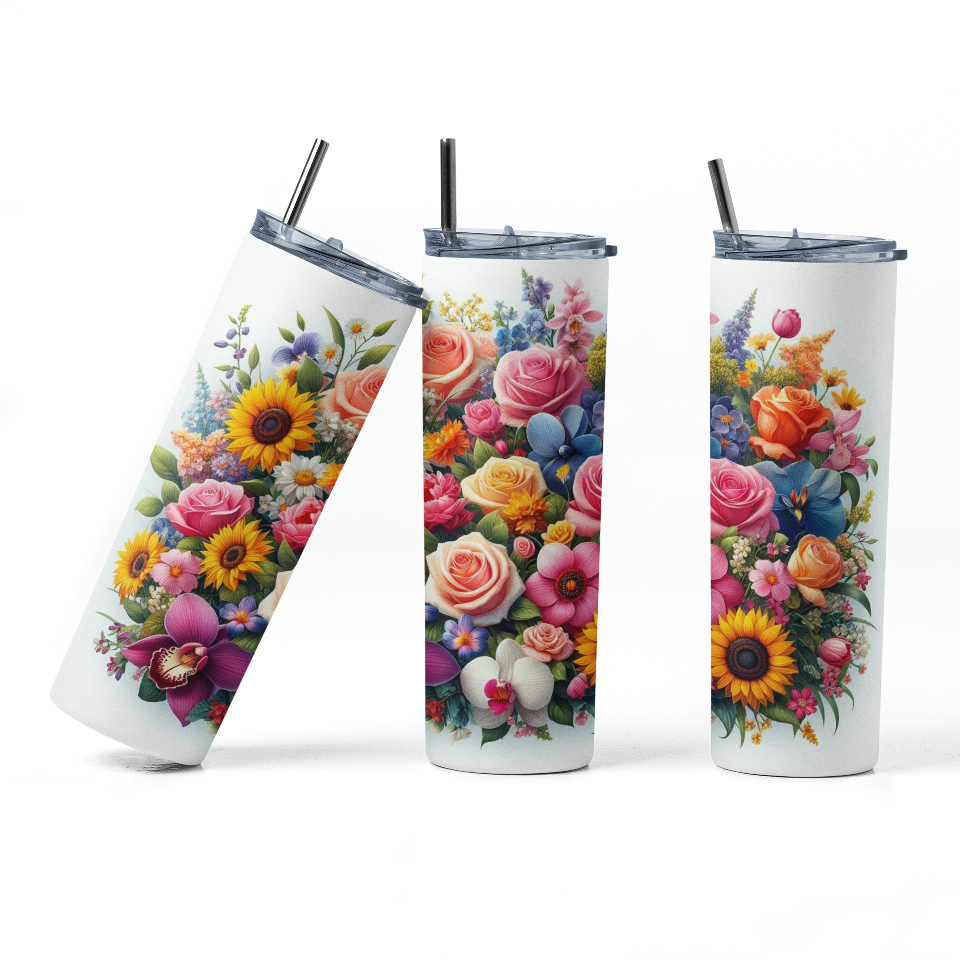 Gobelet isotherme, Tumbler 20 oz, Floral estival