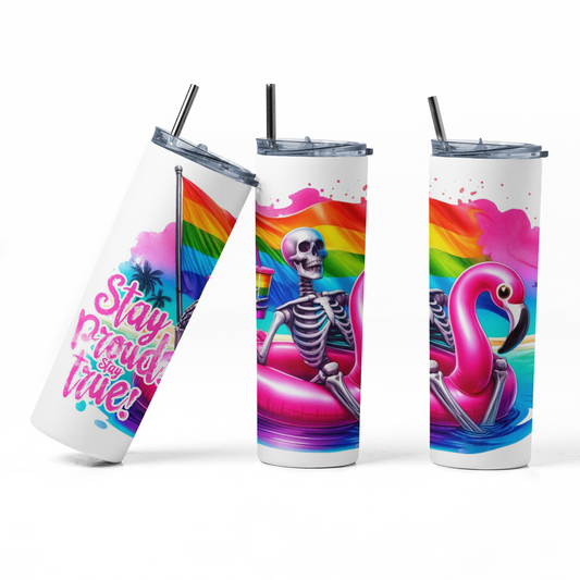 Bouteille isotherme - Squelette LGBT