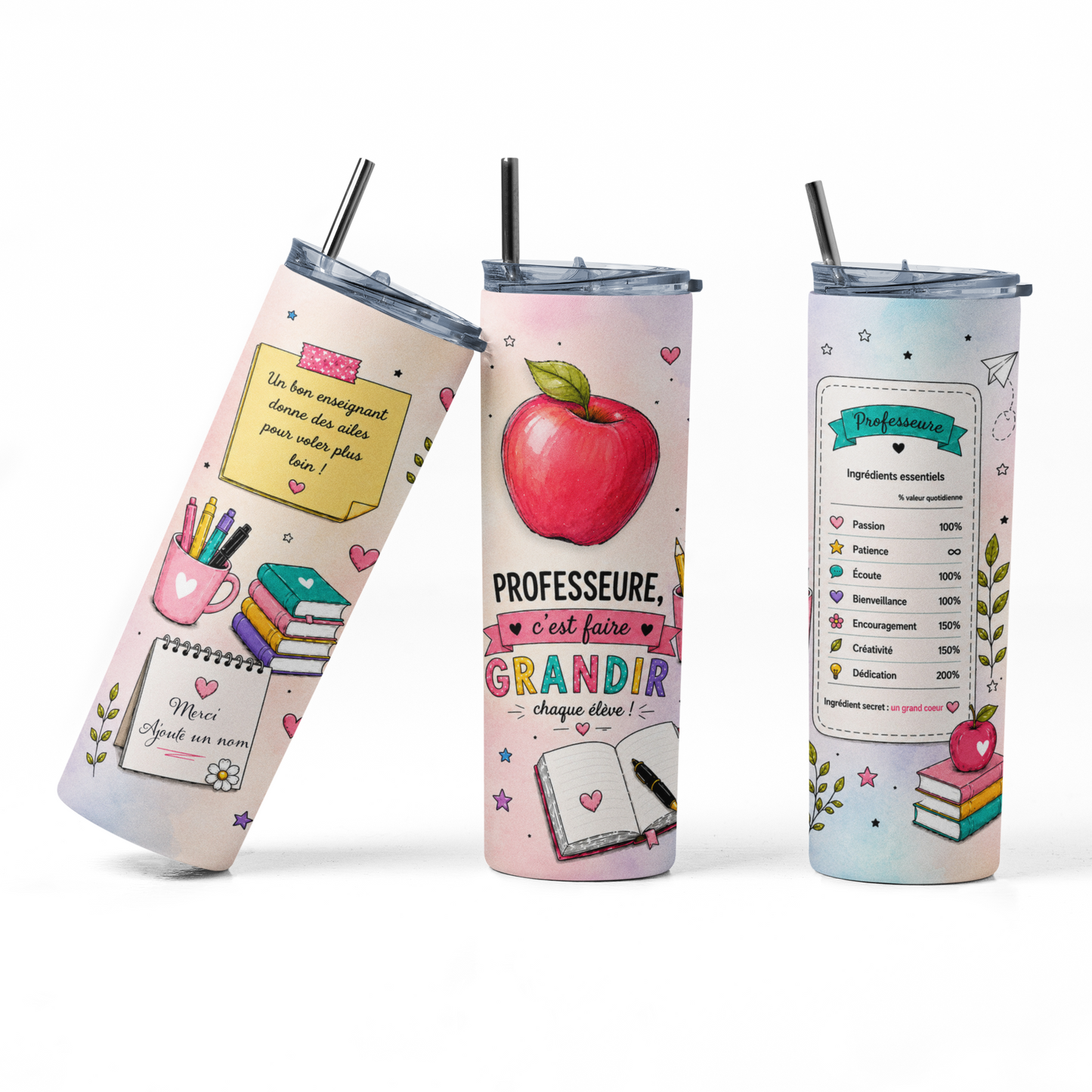 Bouteille isotherme - Professeure Pomme