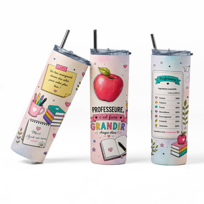 Bouteille isotherme - Professeure Pomme