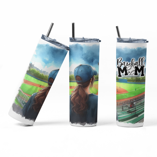Image de baseball MOM tumbler
