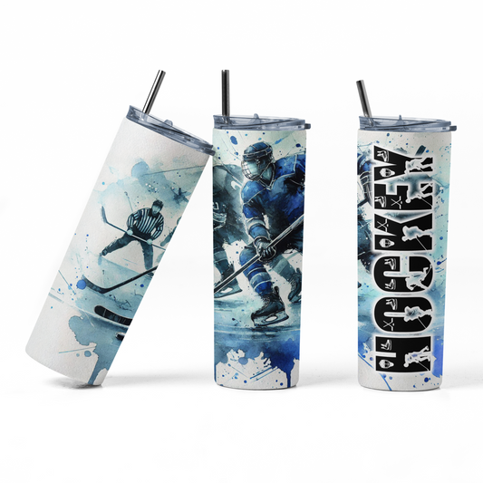 Bouteille de joueur de hockey