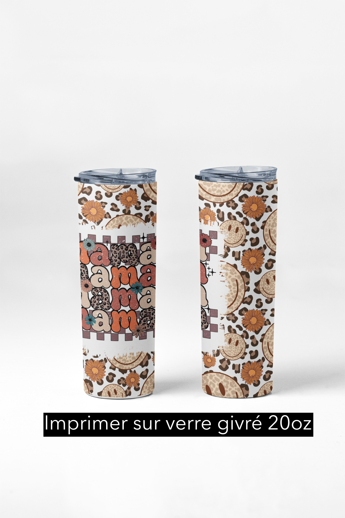 Verre givré 20oz - MAMA Retro
